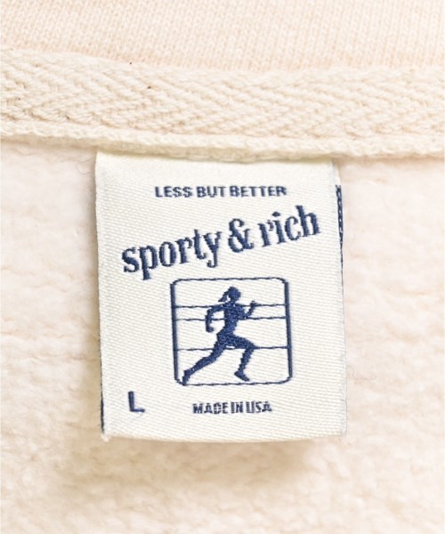 Sporty & Rich（スポーティーアンドリッチ）スウェット 白 サイズ:L レディース/2200642594099