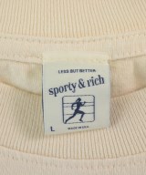 Sporty & Rich（スポーティーアンドリッチ）Tシャツ・カットソー ベージュ サイズ:L メンズ/2200598594617