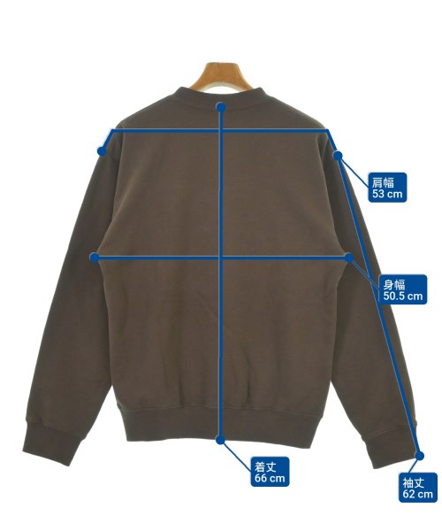 Sporty & Rich（スポーティーアンドリッチ）スウェット 茶 サイズ:S メンズ/2200629595026