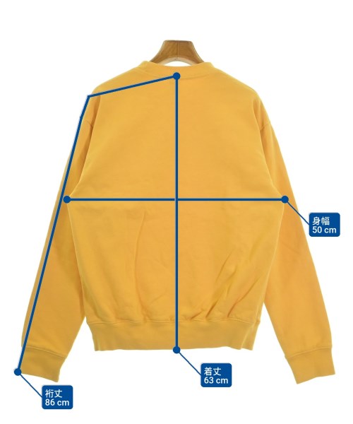 Sporty & Rich（スポーティーアンドリッチ）スウェット 黄 サイズ:XS レディース/2200633361044