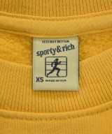 Sporty & Rich（スポーティーアンドリッチ）スウェット 黄 サイズ:XS レディース/2200633361044