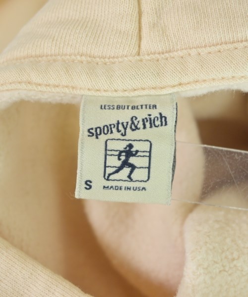 Sporty & Rich（スポーティーアンドリッチ）パーカー ベージュ サイズ:S レディース/2200620899048