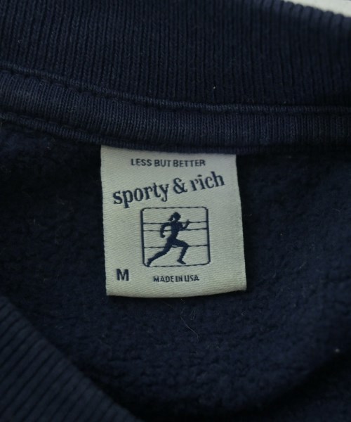 Sporty & Rich（スポーティーアンドリッチ）スウェット 紺 サイズ:M メンズ/2200695729035