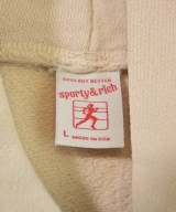 Sporty & Rich（スポーティーアンドリッチ）パーカー ベージュ サイズ:L レディース/2200681841147