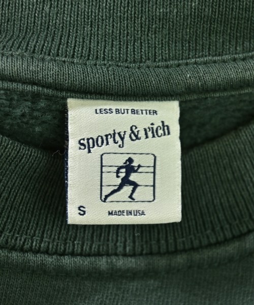 Sporty & Rich（スポーティーアンドリッチ）スウェット 緑 サイズ:S メンズ/2200714242033