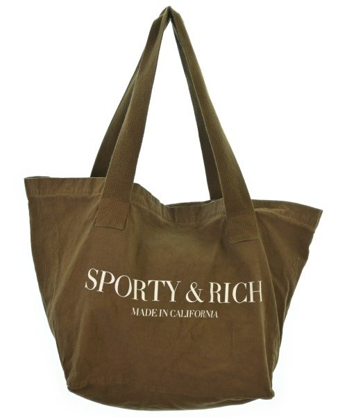 Sporty & Rich(スポーティーアンドリッチ)トートバッグ 茶 サイズ:-/2200653143125