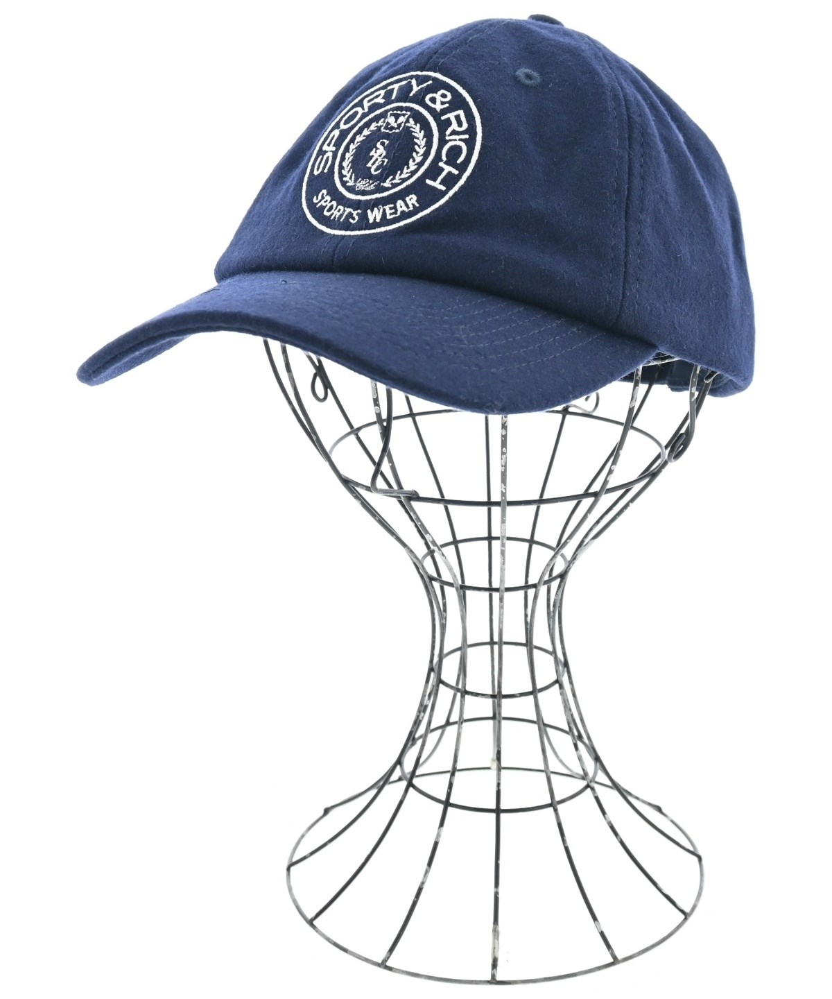 sporty&rich キャップ　試着のみ Sporty & Rich（スポーティーアンドリッチ）キャップ 紺 サイズ