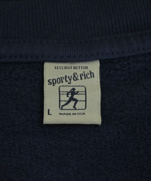 Sporty & Rich（スポーティーアンドリッチ）スウェット 紺 サイズ:L メンズ/2200706799194