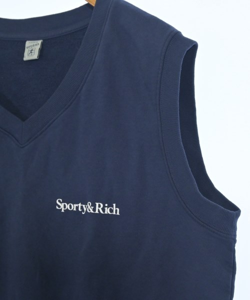 Sporty & Rich（スポーティーアンドリッチ）スウェット 紺 サイズ:L メンズ/2200706799194