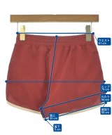 Sporty & Rich（スポーティーアンドリッチ）ショートパンツ 赤 サイズ:XS レディース/2200664215057