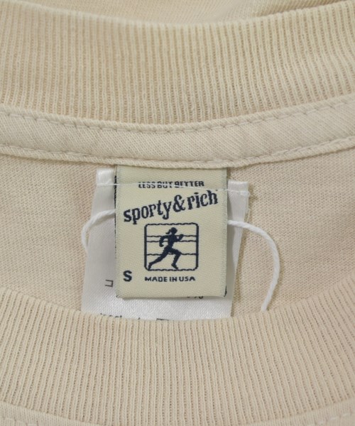 Sporty & Rich（スポーティーアンドリッチ）Tシャツ・カットソー ベージュ サイズ:S レディース/2200662886037