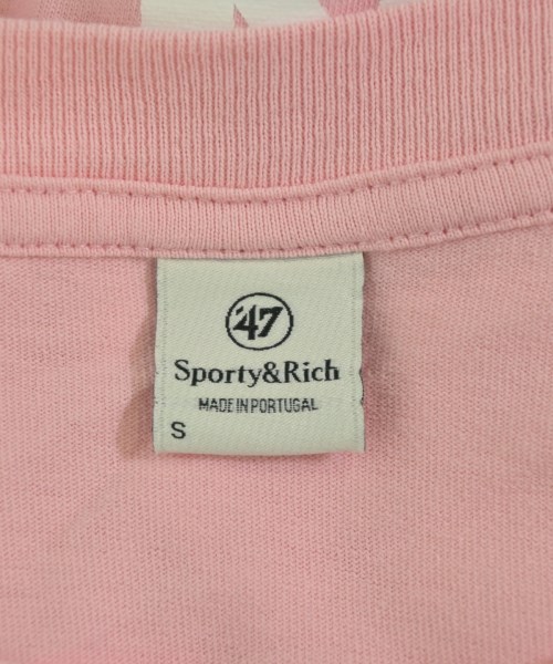 Sporty & Rich（スポーティーアンドリッチ）Tシャツ・カットソー ピンク サイズ:S レディース/2200730538028