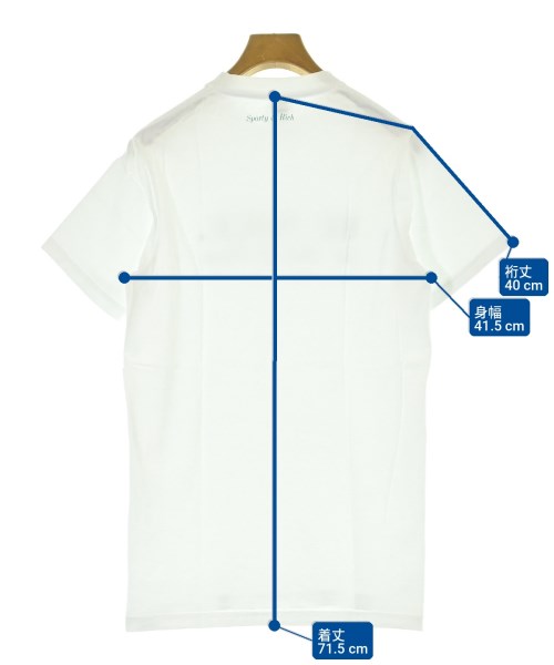 Sporty & Rich（スポーティーアンドリッチ）Tシャツ・カットソー 白 サイズ:XS レディース/2200732352073