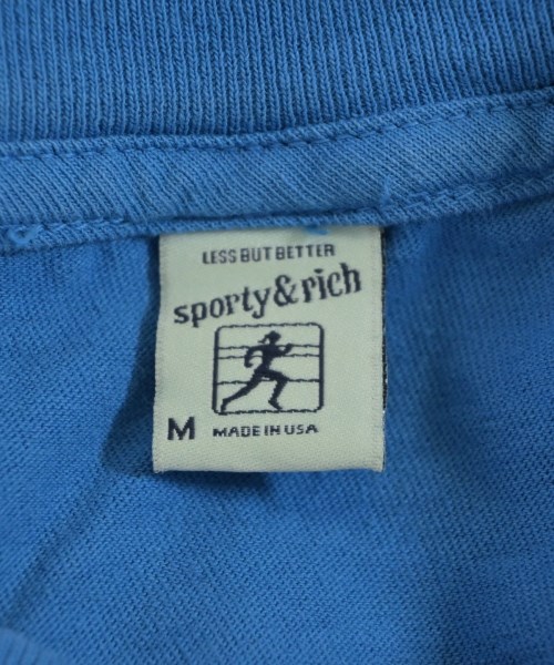 Sporty & Rich（スポーティーアンドリッチ）Tシャツ・カットソー 青 サイズ:M メンズ/2200722489031