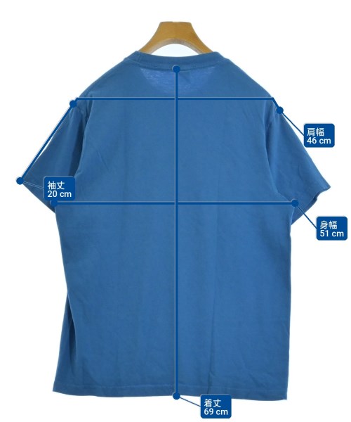 Sporty & Rich（スポーティーアンドリッチ）Tシャツ・カットソー 青 サイズ:M メンズ/2200722489031