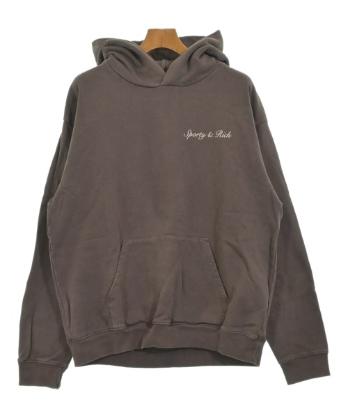 Sporty & Rich(スポーティーアンドリッチ)パーカー 茶 サイズ:L/2200682286039