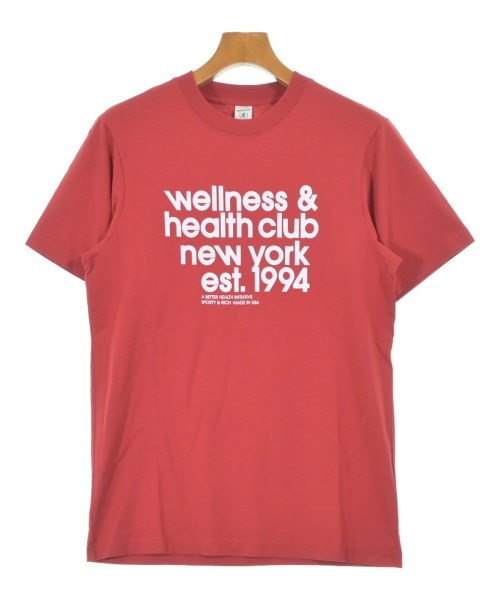 Sporty & Rich(スポーティーアンドリッチ)Tシャツ・カットソー 赤 サイズ:S/2200684417035