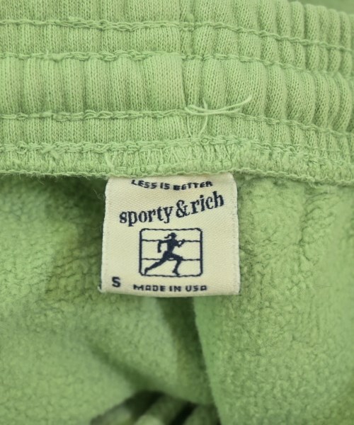 Sporty & Rich（スポーティーアンドリッチ）スウェットパンツ 緑 サイズ:S レディース/2200688576127