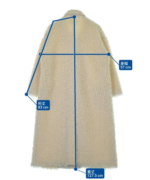 ACKA（エーシーケーエー）ピーコート 白 サイズ:1(S位) レディース/2200621401011