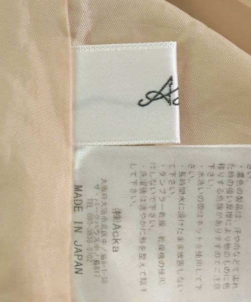 ACKA（エーシーケーエー）ワンピース ベージュ サイズ:2(M位) レディース/2200663151066