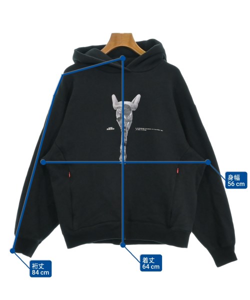 STUDIO R330（ステュディオアールスリーサーティー）パーカー 黒 サイズ:M レディース/2200641276033