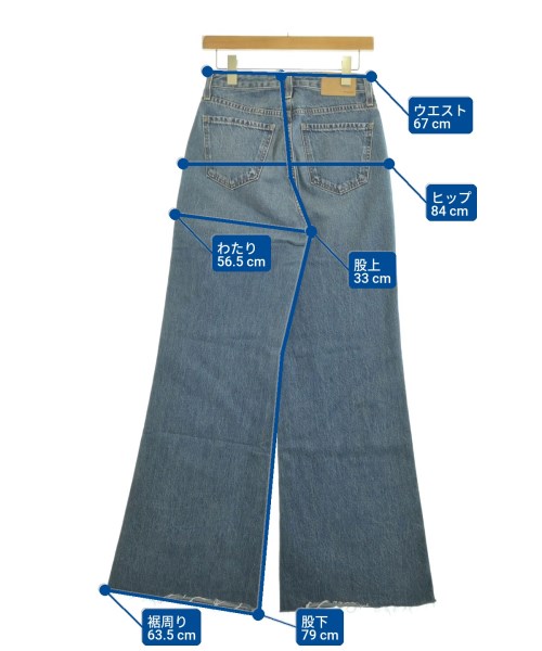 STUDIO R330（ステュディオアールスリーサーティー）デニムパンツ 青 サイズ:26(M位) レディース/2200643688049