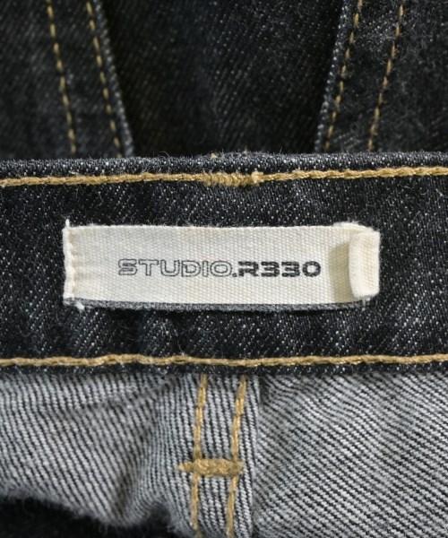 STUDIO R330（ステュディオアールスリーサーティー）デニムパンツ 黒 サイズ:23(XS位) レディース/2200651782203