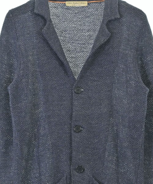 ANTICA MAGLIERIA ARTIGIANA（アンティカマリアアルティージャ）カジュアルジャケット 紺 サイズ:S メンズ/2200670423071