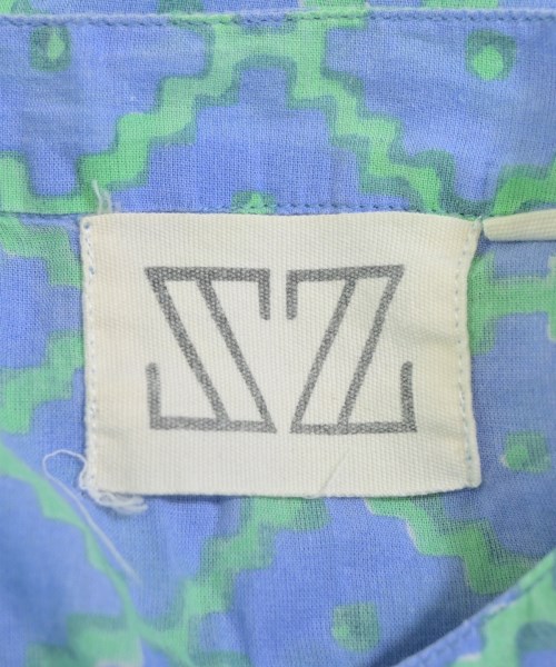 SZ Blockprints（エスゼットブロックプリント）シャツワンピース 青 サイズ:L レディース/2200622917177