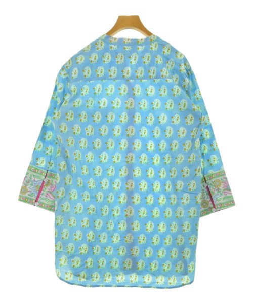 SZ Blockprints（エスゼットブロックプリント）カジュアルシャツ 青 サイズ:S レディース/2200635158239