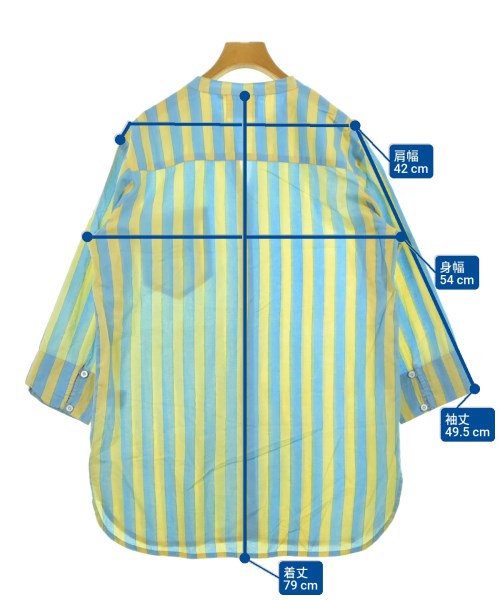 SZ Blockprints（エスゼットブロックプリント）カジュアルシャツ 青 サイズ:S レディース/2200635158246