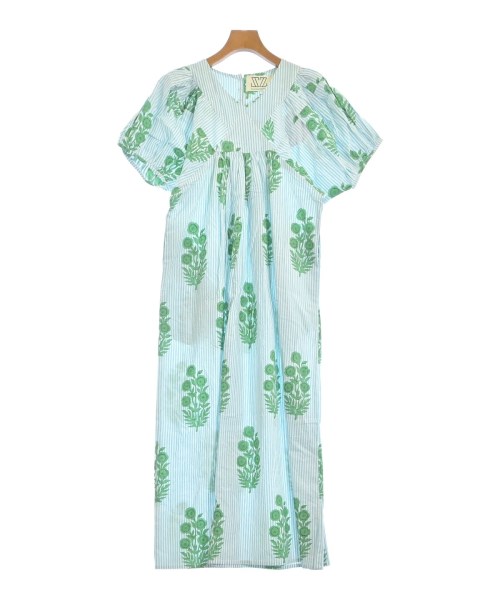 SZ Blockprints(エスゼットブロックプリント)ワンピース 青 サイズ:F/2200644747097