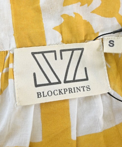 SZ Blockprints（エスゼットブロックプリント）カジュアルシャツ 黄 サイズ:S レディース/2200631150749