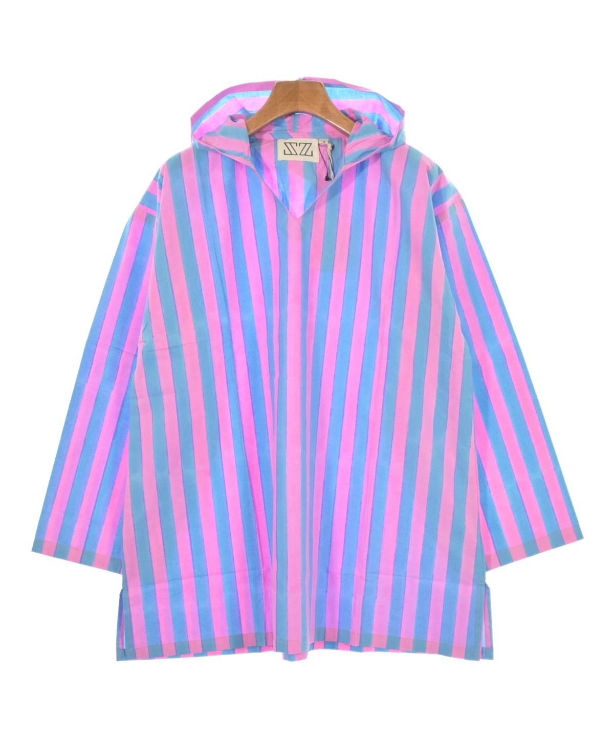 SZ BLOCKPRINTS OVERSIZE Sサイズ 長袖シャツ SZ Blockprints（エスゼットブロックプリント）カジュアルシャツ