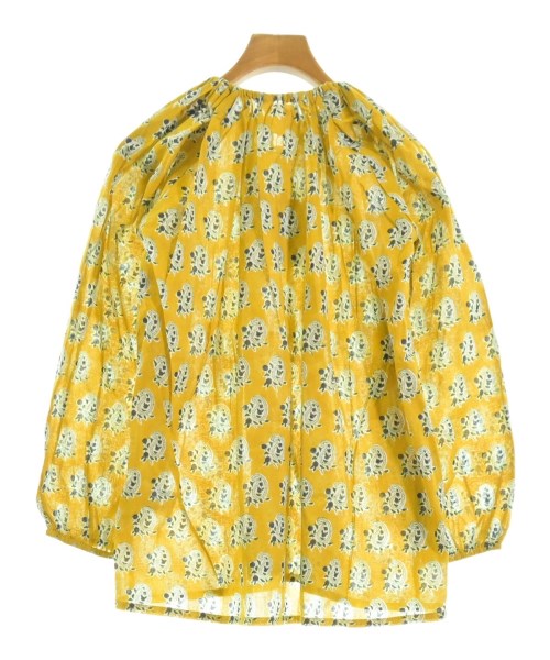 SZ Blockprints（エスゼットブロックプリント）カジュアルシャツ 黄 サイズ:S レディース/2200631173472
