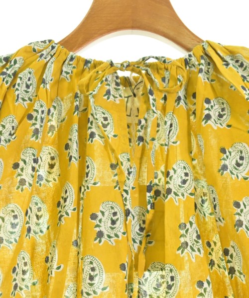 SZ Blockprints（エスゼットブロックプリント）カジュアルシャツ 黄 サイズ:S レディース/2200631173472