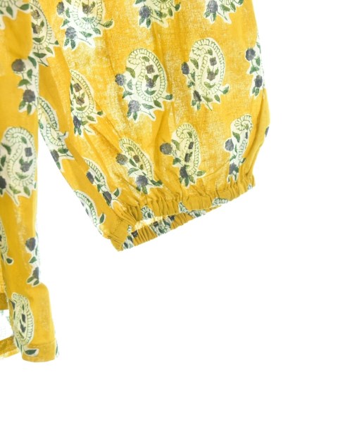 SZ Blockprints（エスゼットブロックプリント）カジュアルシャツ 黄 サイズ:S レディース/2200631173472