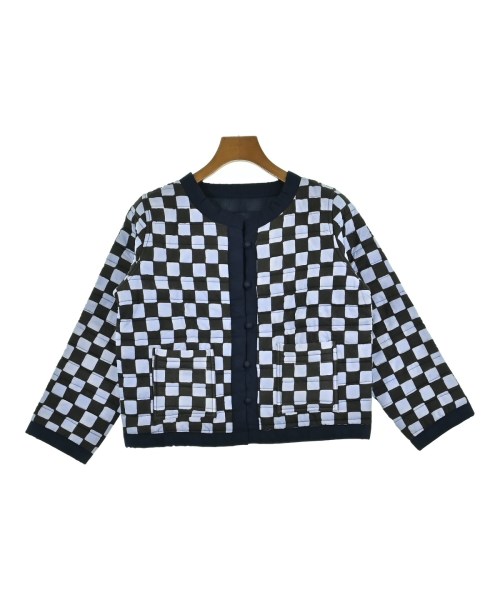 SZ Blockprints(エスゼットブロックプリント)ノーカラージャケット 青 サイズ:F/2200657466015