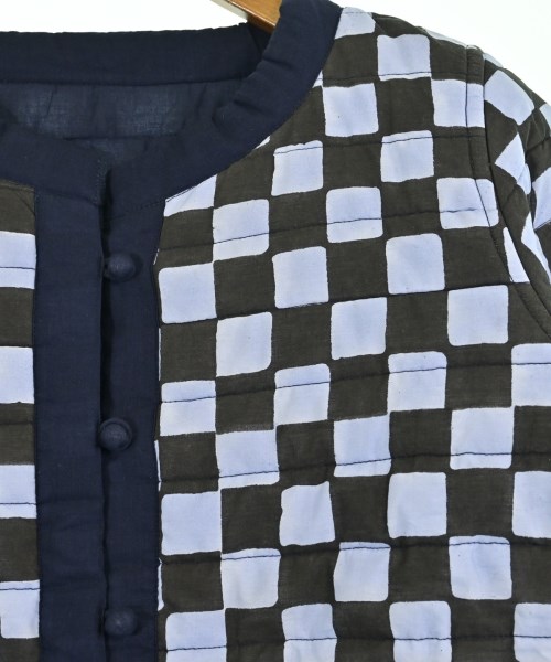 SZ Blockprints（エスゼットブロックプリント）ノーカラージャケット 青 サイズ:F レディース/2200657466015