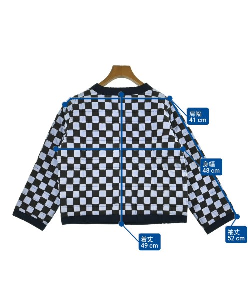 SZ Blockprints（エスゼットブロックプリント）ノーカラージャケット 青 サイズ:F レディース/2200657466015