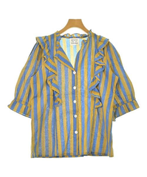 SZ Blockprints(エスゼットブロックプリント)カジュアルシャツ 黄 サイズ:M/2200636591110