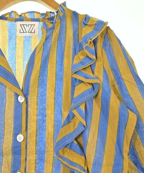 SZ Blockprints（エスゼットブロックプリント）カジュアルシャツ 黄 サイズ:M レディース/2200636591110