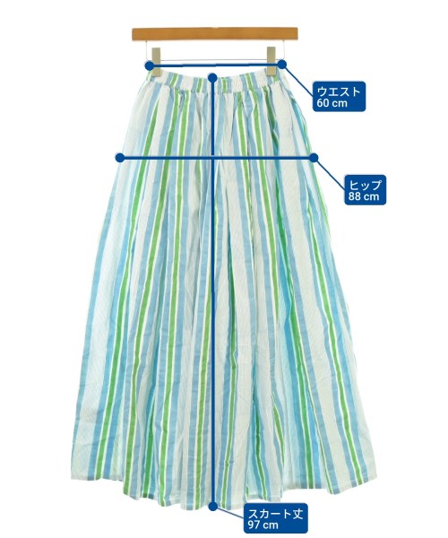 SZ Blockprints（エスゼットブロックプリント）ロング・マキシ丈スカート 青 サイズ:S レディース/2200640308032