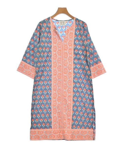 SZ Blockprints(エスゼットブロックプリント)ワンピース オレンジ サイズ:S/2200670096022
