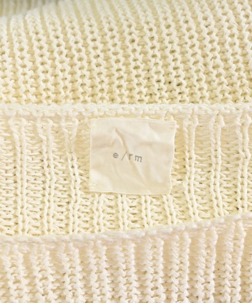 e/rm（イーアールエム）ニット・セーター 白 サイズ:F レディース/2200617635147