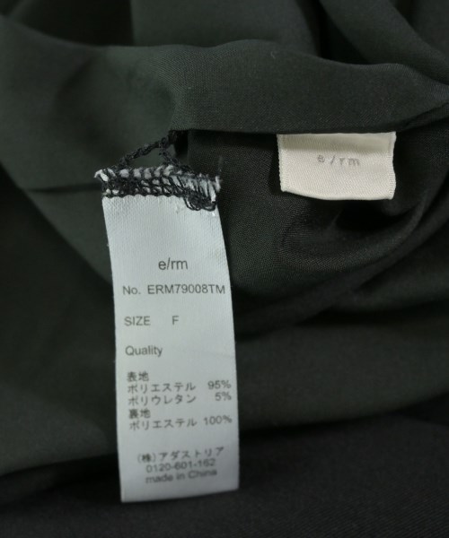 e/rm（イーアールエム）ワンピース 黒 サイズ:F レディース/2200616847152