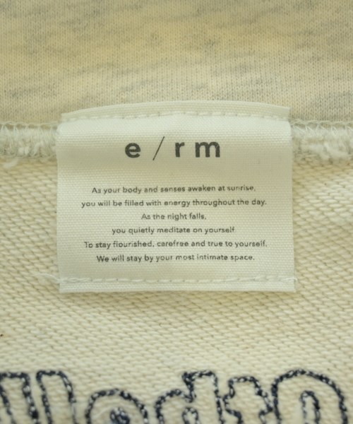 e/rm（イーアールエム）スウェット グレー サイズ:F レディース/2200674521063