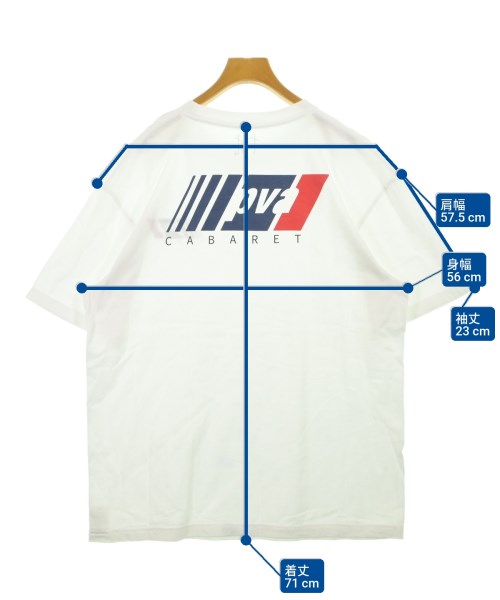 Cabaret Poval（キャバレーポヴァール）Tシャツ・カットソー 白 サイズ:XL メンズ/2200539357110