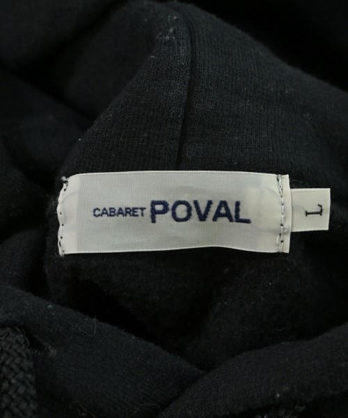 Cabaret Poval（キャバレーポヴァール）パーカー 黒 サイズ:L メンズ/2200621149043