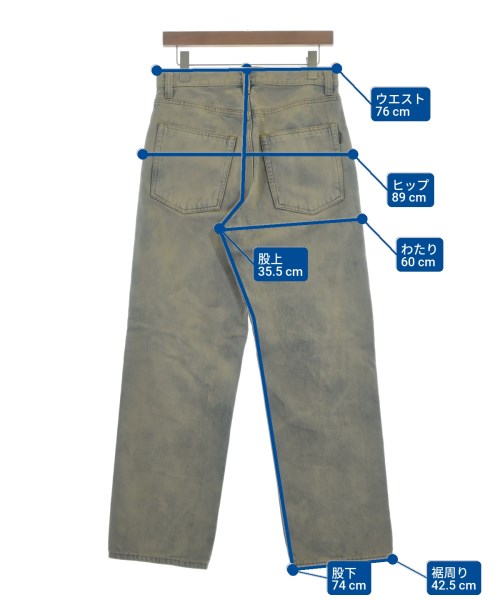 Cabaret Poval（キャバレーポヴァール）デニムパンツ 紺 サイズ:L メンズ/2200655611073